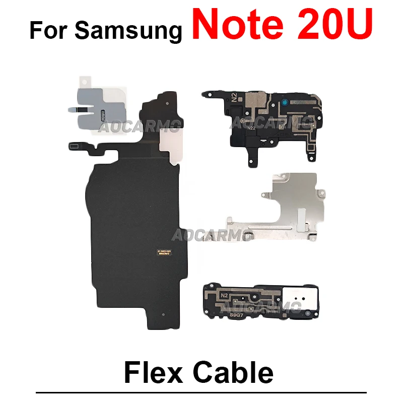 Wireless Charging Coil NFC Loudspeaker Signal Antenna Motherboard Metal Cover For Samsung Galaxy Note 8 9 10 20 Ultra Plus Note9