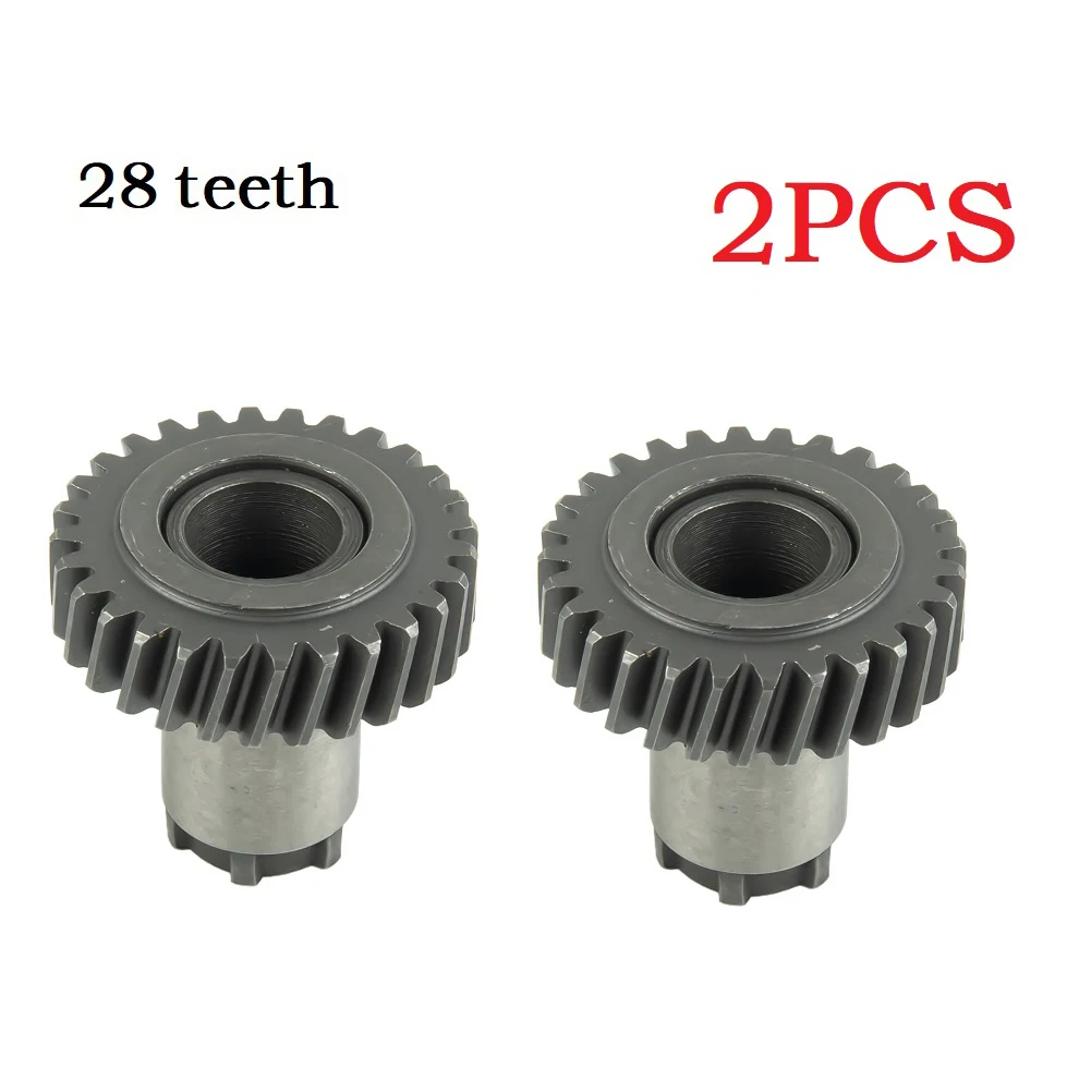2Pcs 28 33 Teeth Metal Gear Replacement For For GBH2-26 2-26DRE 2-26DDF Rotary Hammer Drill Power Tool Spare Parts Accessories