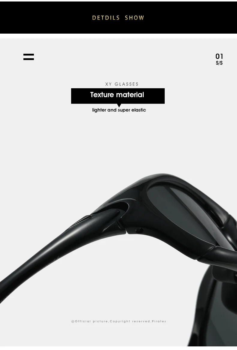 Outdoor-Sport-Sonnenbrille für Herren und Damen, reflektierende Beschichtung, Fahrradbrille, UV400 – Detail 12