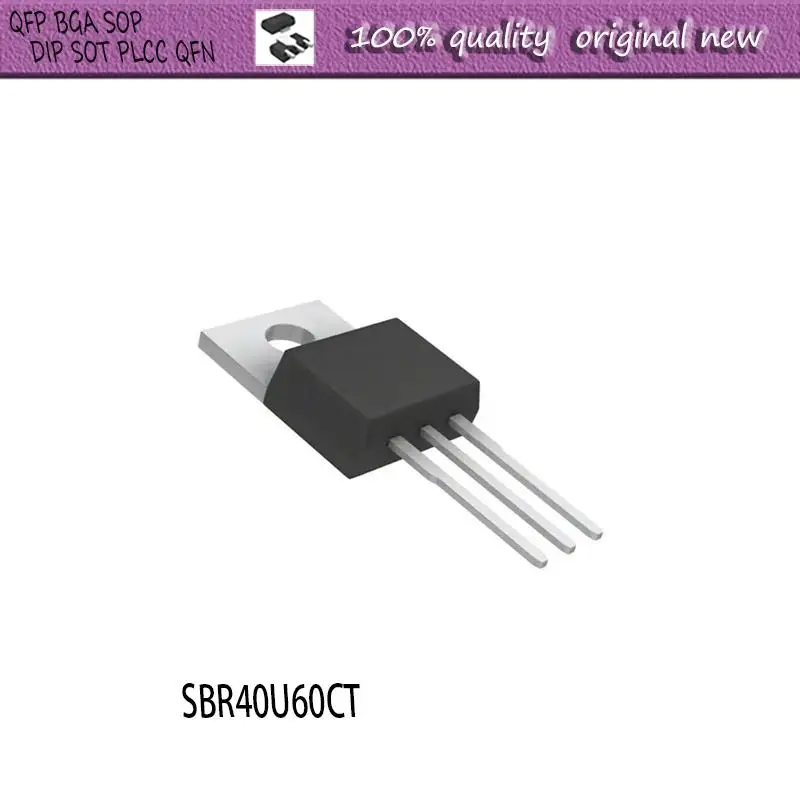 

NEW 10PCS/LOT SBR40U60CT 40U60CT TO-220