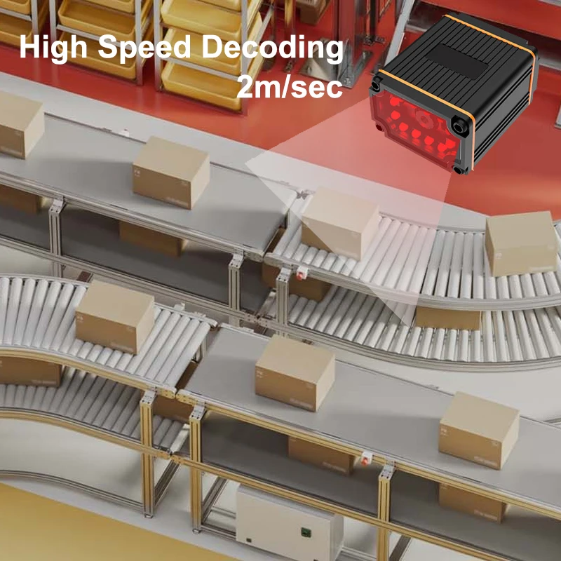 Powerful Long Range 2d Fixed Mounted Mount Barcode Scanner Long Range Fixed 2d Bar Code Scanner Fixed Mount Industrial