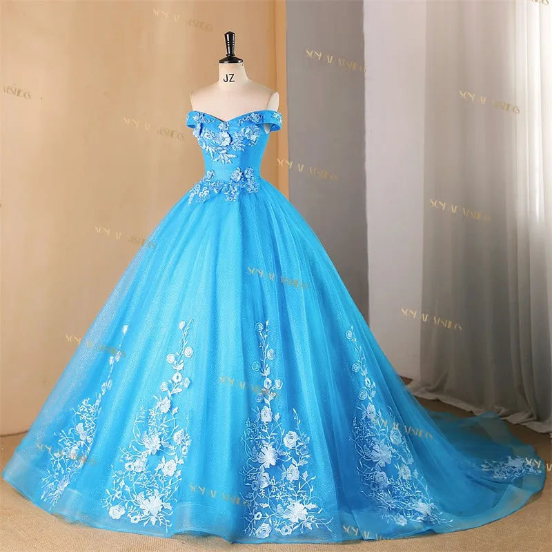 Sonhar vestidos 15ชุด quinceanera 2024ชุดเดรสปาร์ตี้ดอกไม้หวานชุดไปงานเต้นรำคลาสสิกขนาดบวกสำหรับ quinceanera