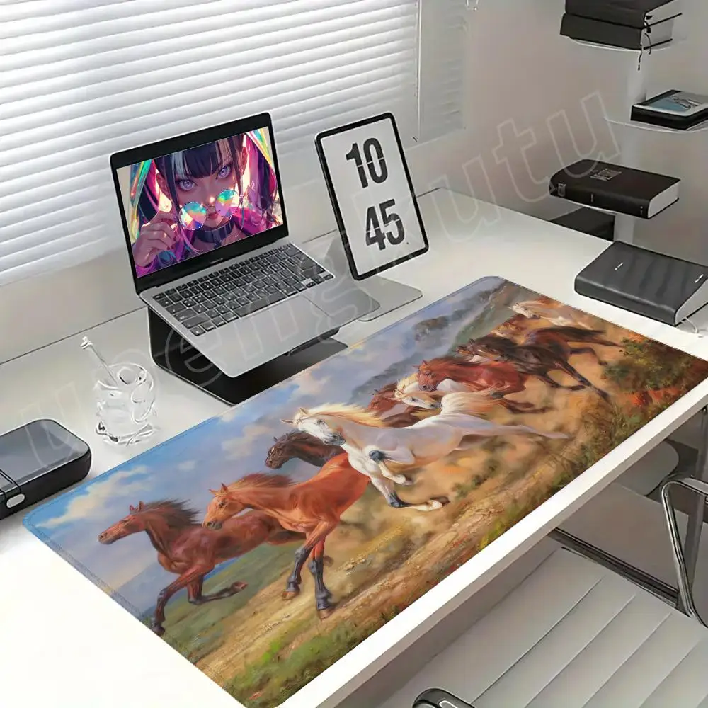 

Резиновый коврик для мыши Horse 900x400x2 мм, настольный коврик с ковриком, игровые аксессуары Prime Gaming XXL, коврик для клавиатуры, коврик для вышивки