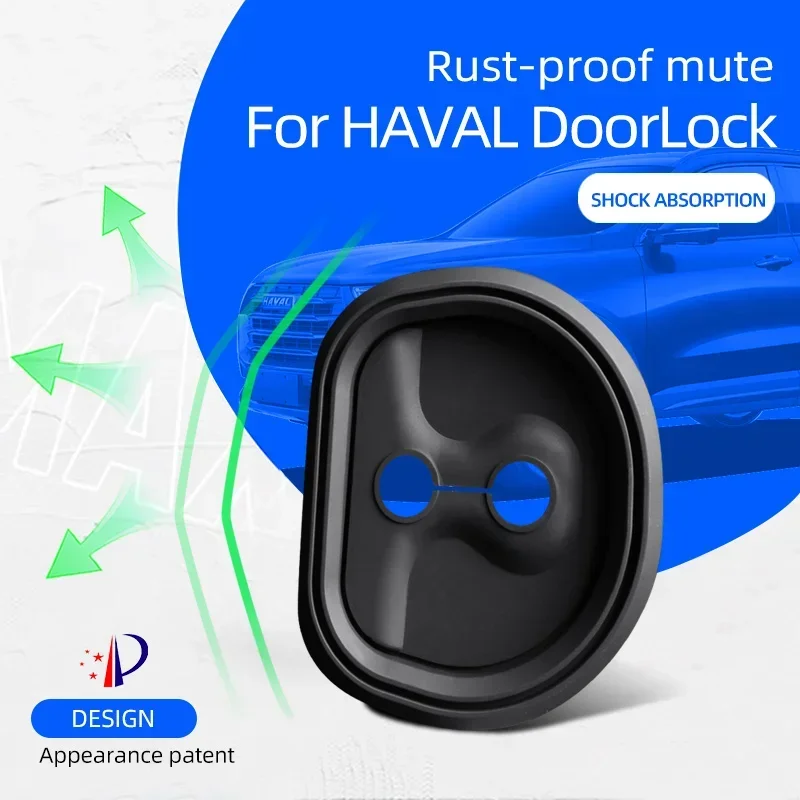 

4pcs Silicone Car Door Lock Buckle Anti-collision Protector Cover Shell For Haval H6 2011-2019 For Haval M6 2017-2019 Accessory