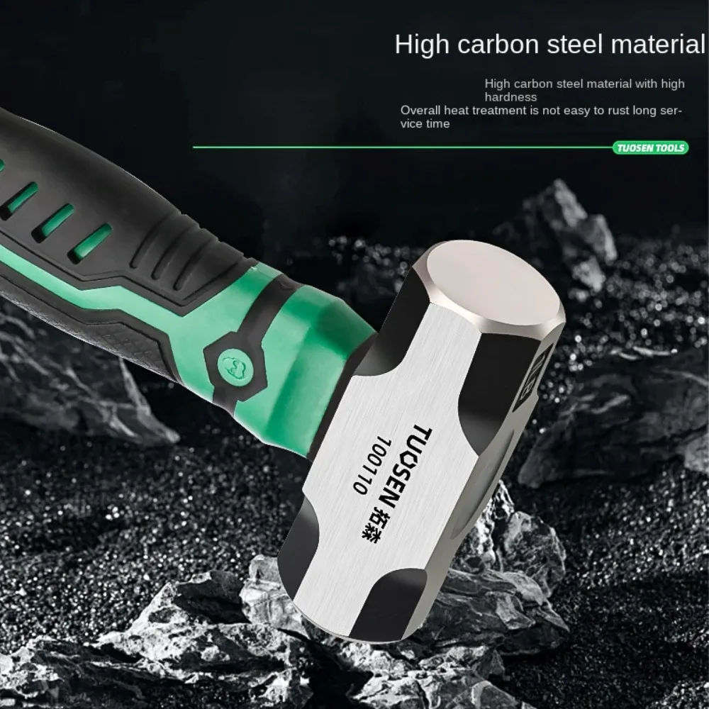 Carbon Steel Multifunctional Mini Hammer Household Use Anti-skid Claw Hammer Shockproof Hardware Work Tool Ball Peen Hammer