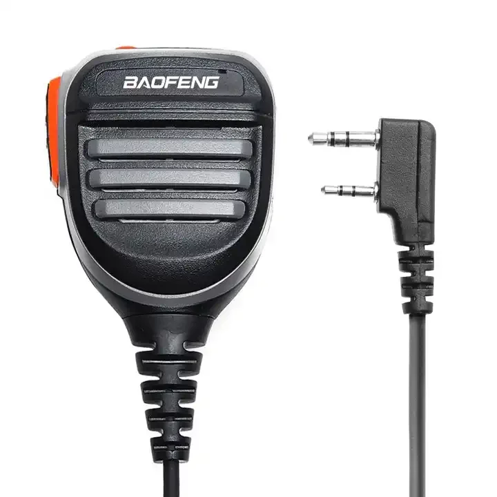 

Baofeng AR-780 orange microphone speaker for UV-5R 888S UV-82 K port walkie talkie handheld mic easy communication