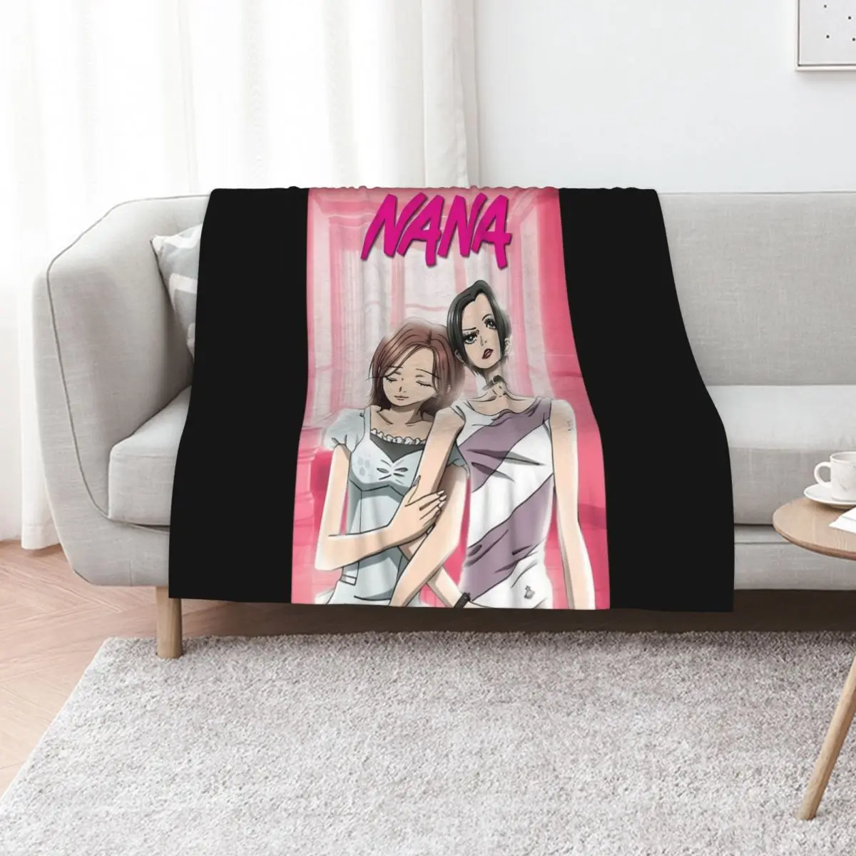 NANA anime Throw Blanket Foldable Soft Warm Blanket for Outdoor Use