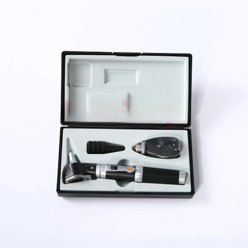 MT MEDICAL Veterinary Otoscope Ophthalmoscope Set Rechargeable Veterinary Endoscope Machine