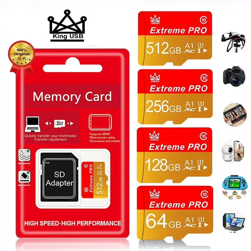 Memory Card and Micro SD Card SD Cards TF Cards Stable 16GB/64GB/256GB/512GB for Nintendo Switch Gaming Water Resistant Daily St