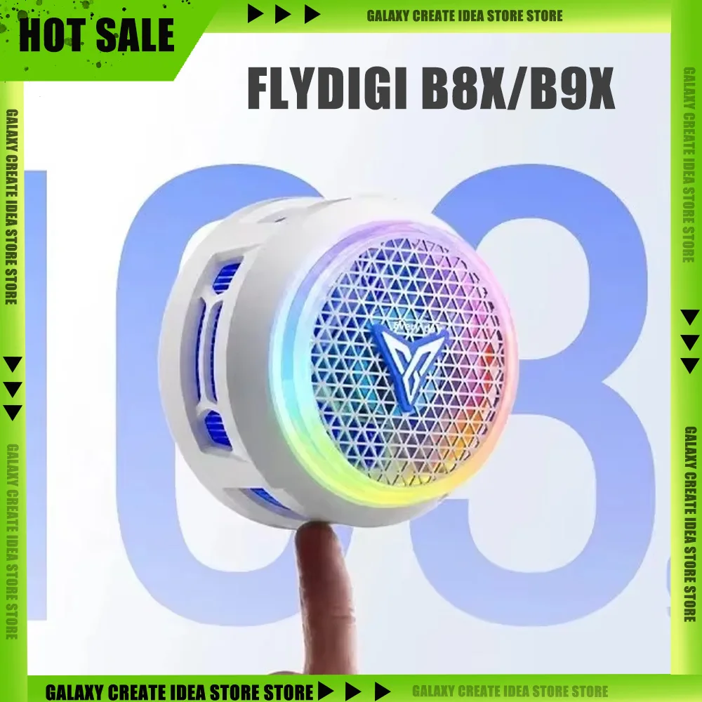 

Flydigi B8X/B9X Magnetic Radiator Frequency Conversion Super Heat Dissipation Cellphone Cooler RGB Light For iPhone iPad Android