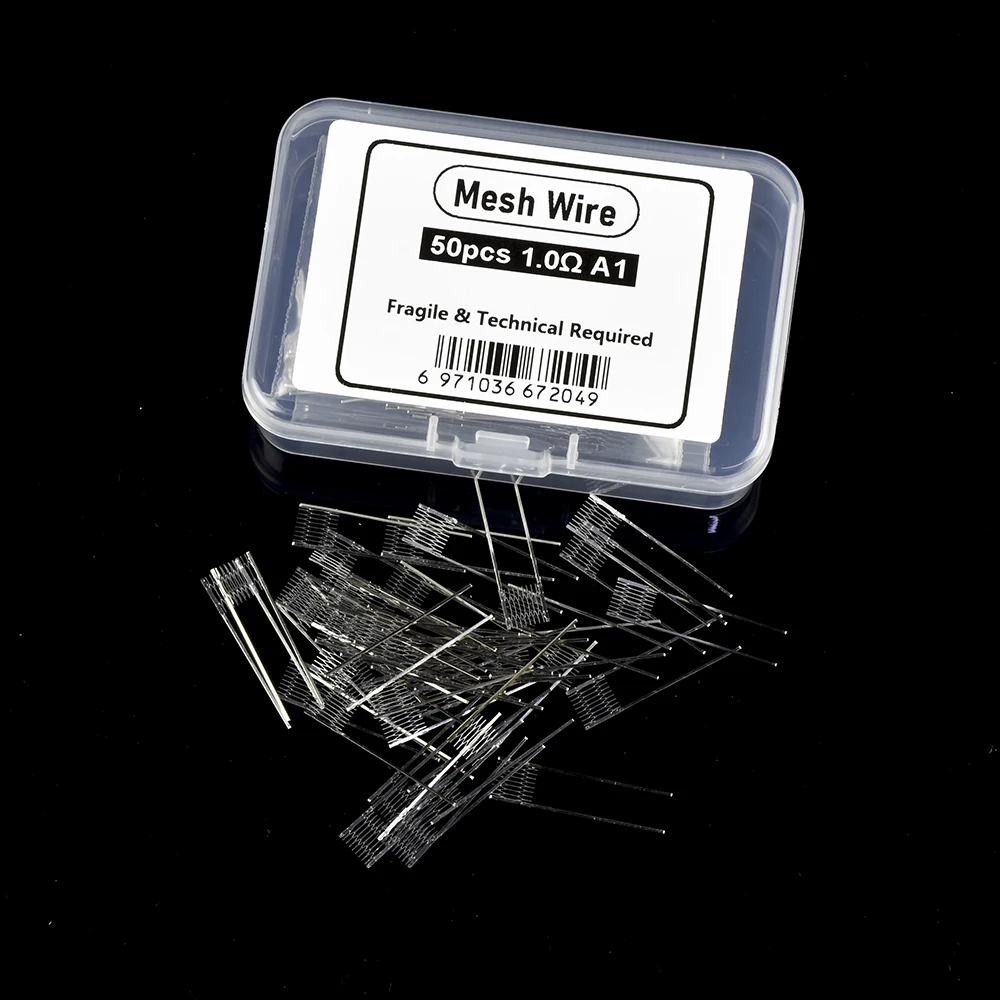 Wholesale 50/100pcs Rebuild Master A1 Mesh Wire Resistance 1.0ohm 6.2x6mm to Repair Home Electronics Accessary Parts