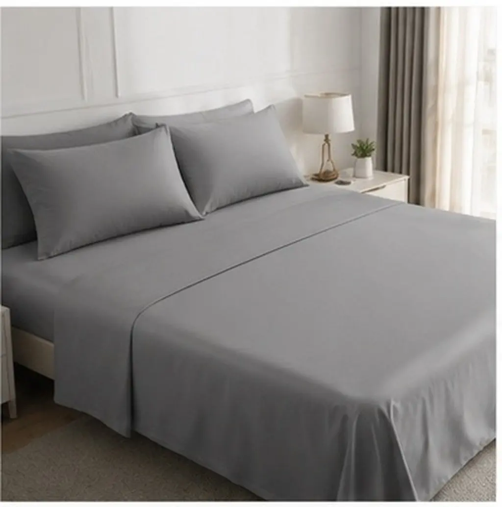 1Set Premium Microfiber Bed Sheet Set Elegant Design Mother's Day Gift Wrinkle Pilling Stain Resistant Easy Care Cooling