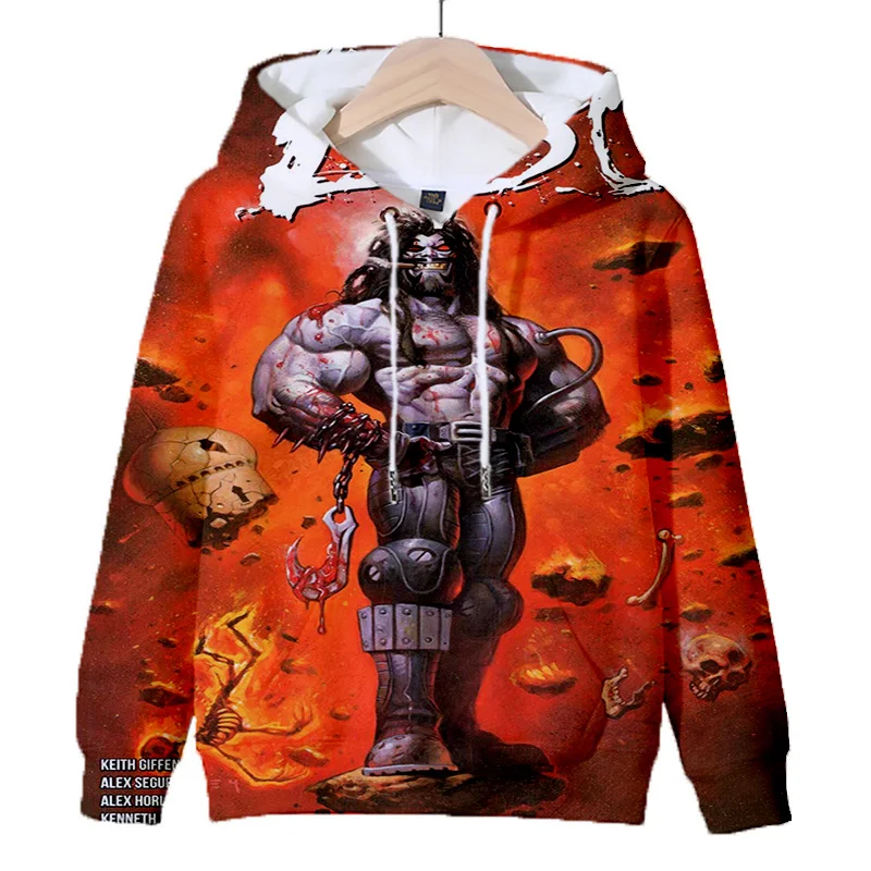 Picture 5: Y2k The Wolf Design Hoodie Fun Game Werewolf Pattern Hoodies Fashion Holiday Gift Womens Mens Casual Hoodied Long Sleeves Clothe