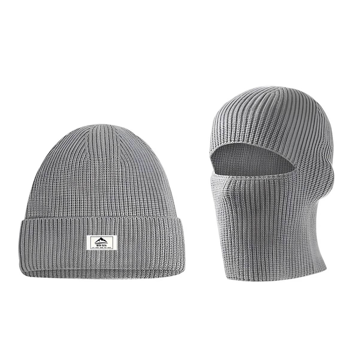 Gorro con máscara de invierno 2 en 1, gorro Barak Rafa, protección facial completa, esquí, conducción táctica, orejeras, gorro de punto Unisex