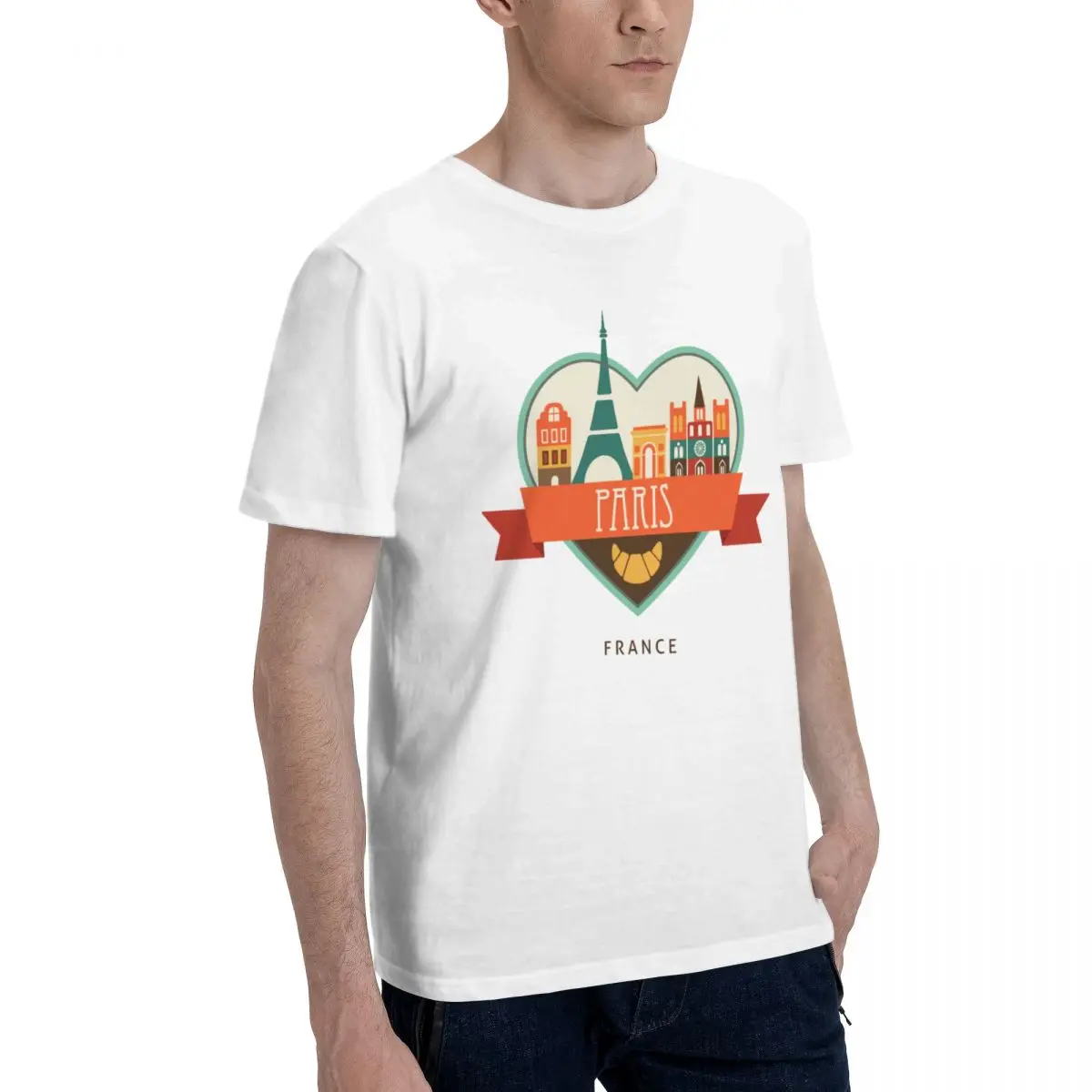 100% Cotton FRANCE PARIS Travel City Souvenir Premium t shirts Men Women Unisex Casual tshirts Clothing T-Shirts For Gift