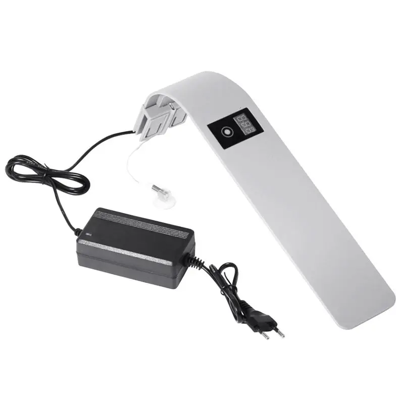 (ABAB) X9 Slim Aquarium Light LED Waterproof Fish Tank Clip Lamp Decoration Lighting Light Temperature Display EU Plug