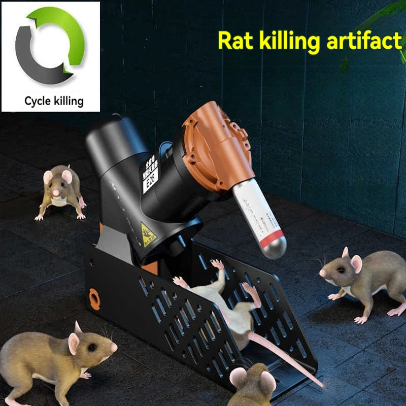

Portable Easy Multi-catch Mouse&Rat Trap Auto Reset Rodent Killing Machine