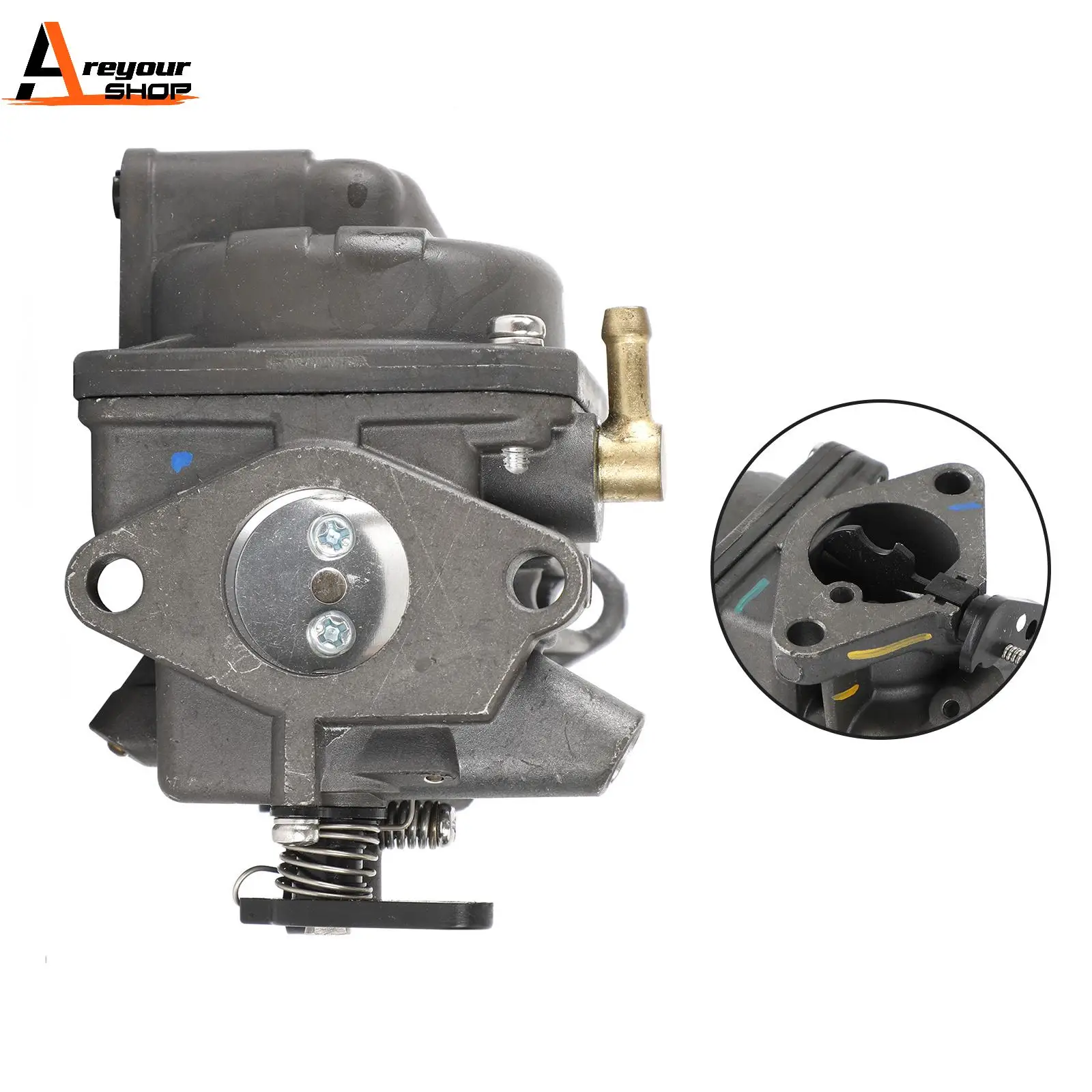 Areyourshop Outboard Carburetor Carb fit for HONDA BF8A BF8AM BF8AH BF8AK 16100-881-A01 Boat Accessories Parts