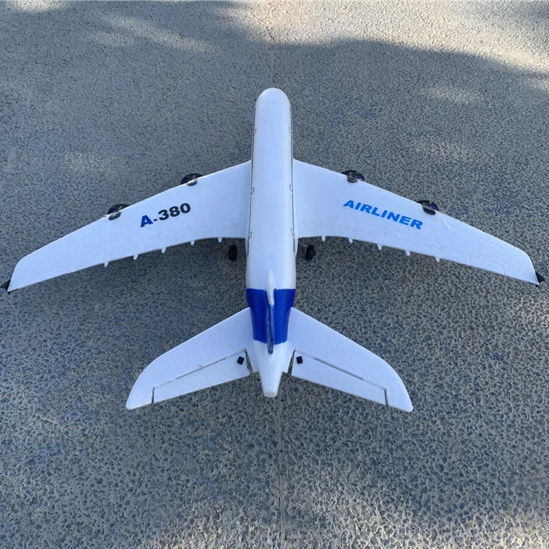 Rc Plane A380 Remote-controlled Glider Boein Three Channel Fixed Wing Aircraft 2.4g Children\'s Electric Remote-controlled Model