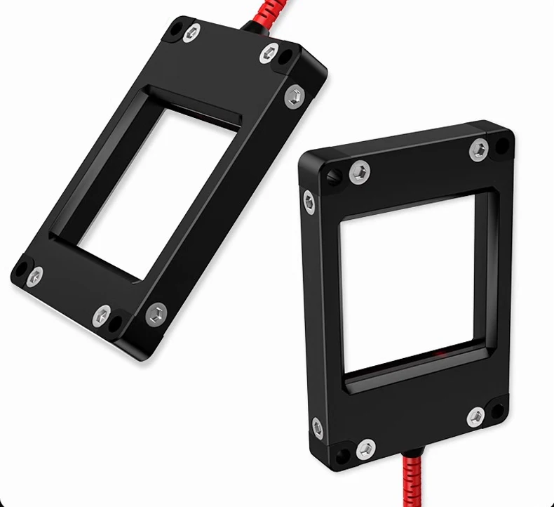 MOTEE Rectangular Window Sensor High-Speed Detection Fiber Optic Sensor for Small Objects Drop Counting Switch Optimal for Small