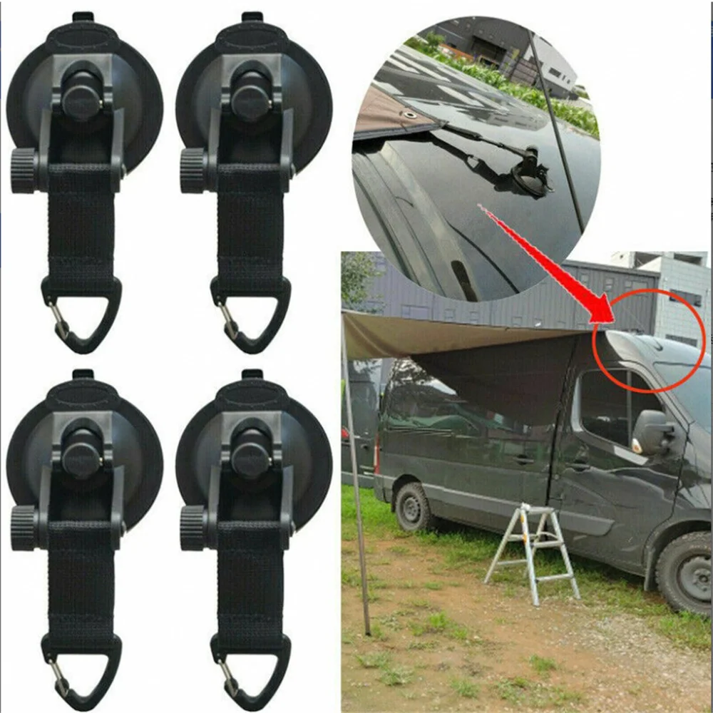 1Pcs Suction CupAnchor Securing Hook Tie Down,Camping Tarp As Car Side Awning, Pool Tarps Tents Securing Hook accessories