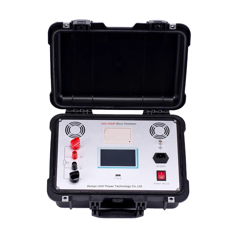 

UHV-H100P High Precision Contact Resistance Meter Loop Resistance Tester