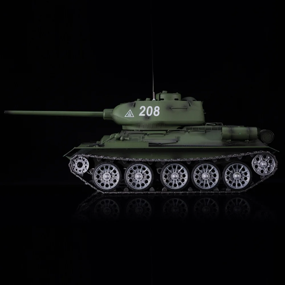 Henglong 3909-1 Russian T34/85 Remote Control Tank Model Large-scale Multi-function Battle Competitive Simulation Tank Model