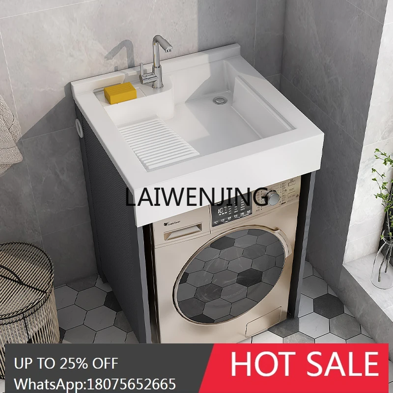 LYY Balcony Integrated Laundry Cabinet Combination Laundry Slot Pool Integrated Basin Cabinet Customized