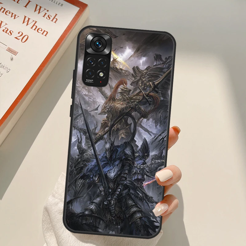 Game Dark Souls Case For Xiaomi Redmi Note 11 10 Pro 8 9 9S 10S 11S 9A 9C 10A 10C K40 K50 Gaming Cover