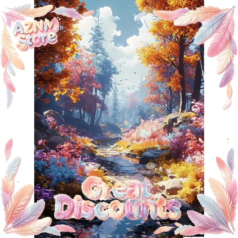 2026 Abstract Anime Landscape Garden Ruins Posters Canvas Paintings and Prints Pictures Wall Art for Living Room Home Decor