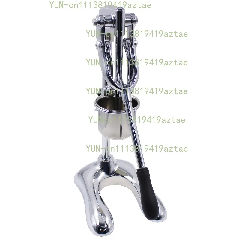 Commercial Manual Super‑Long French Fries Extruder, Stainless Steel Footlong Potato Chip Press Ricer Machine for Snack Bar Stall