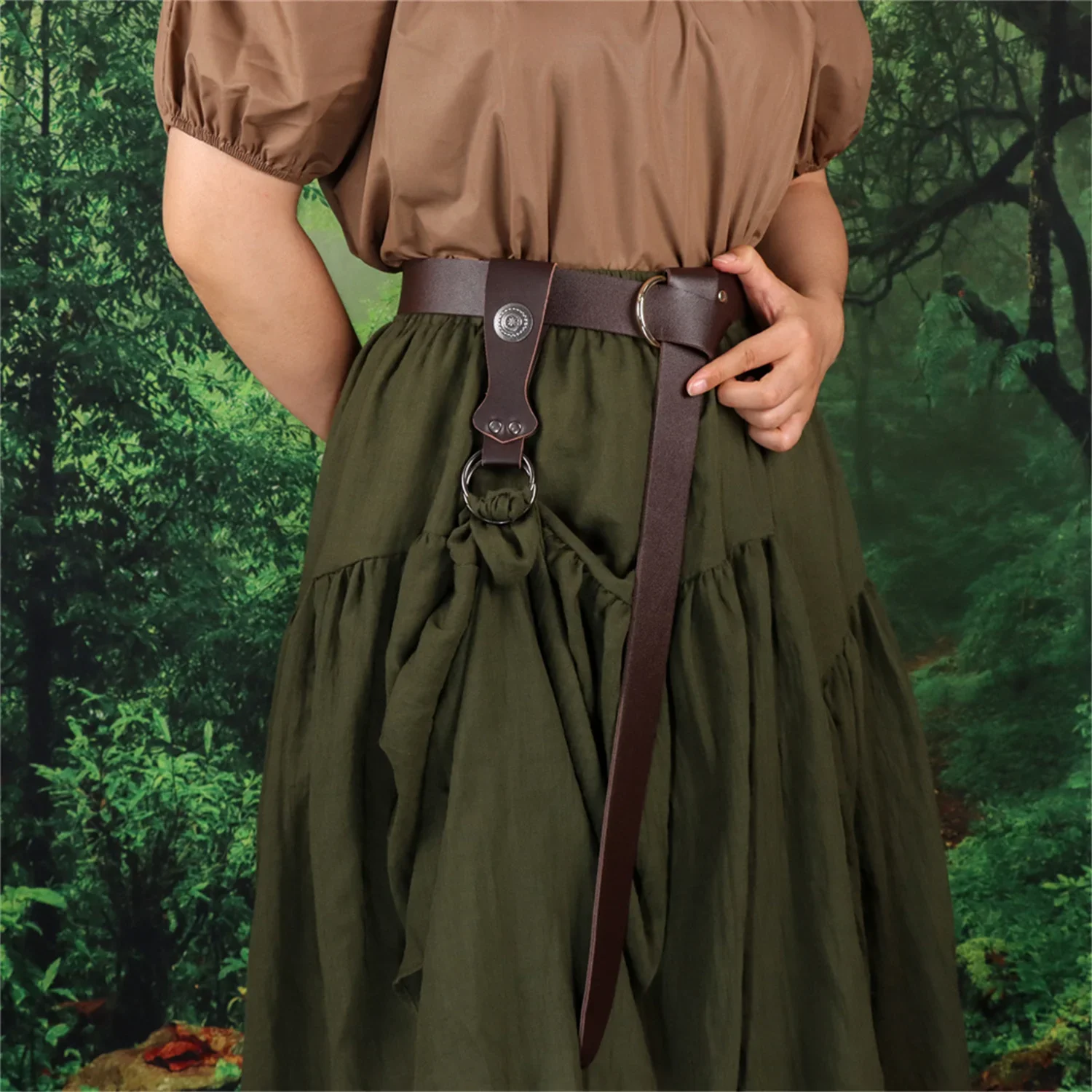 القرون الوسطى تنورة كليب عصر النهضة دور اللعب حزام الملحقات هالوين الرجعية حزام المشي لمسافات طويلة تنورة كليب مجموعة تأثيري حزام