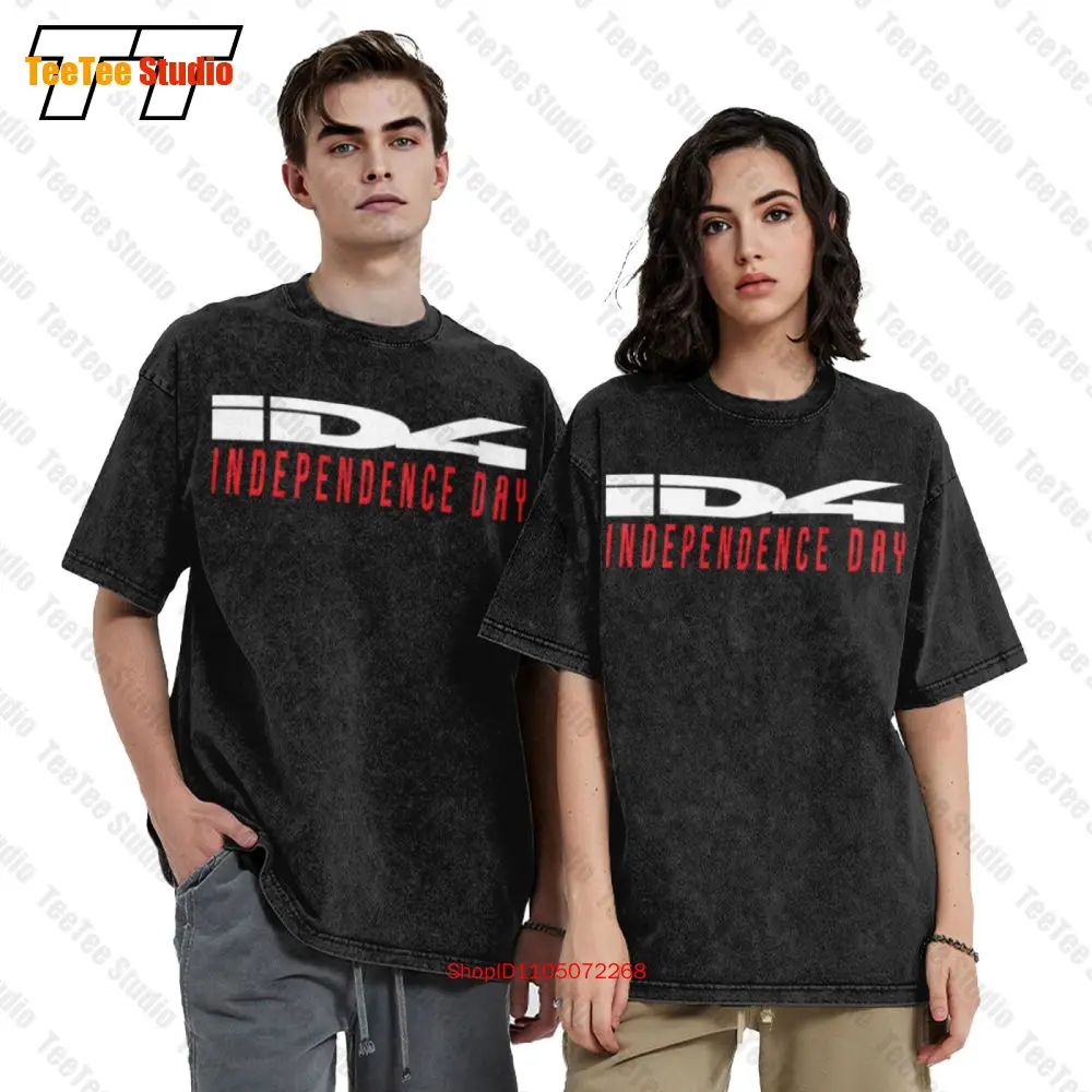 Vintage Independence Day Movie Vintage Oversized T-Shirt Id4 PZ2H