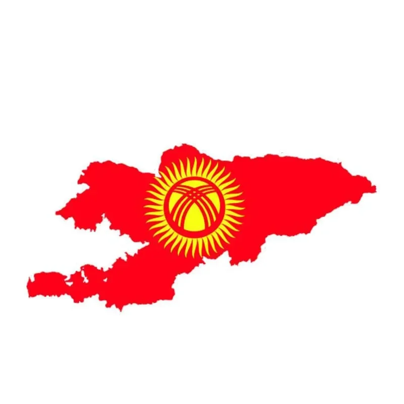 

Personality Car Styling Kyrgyzstan Flag Occlusion Scratch Scratch-Proof Sunscreen Decal Car Sticker Car Accessories