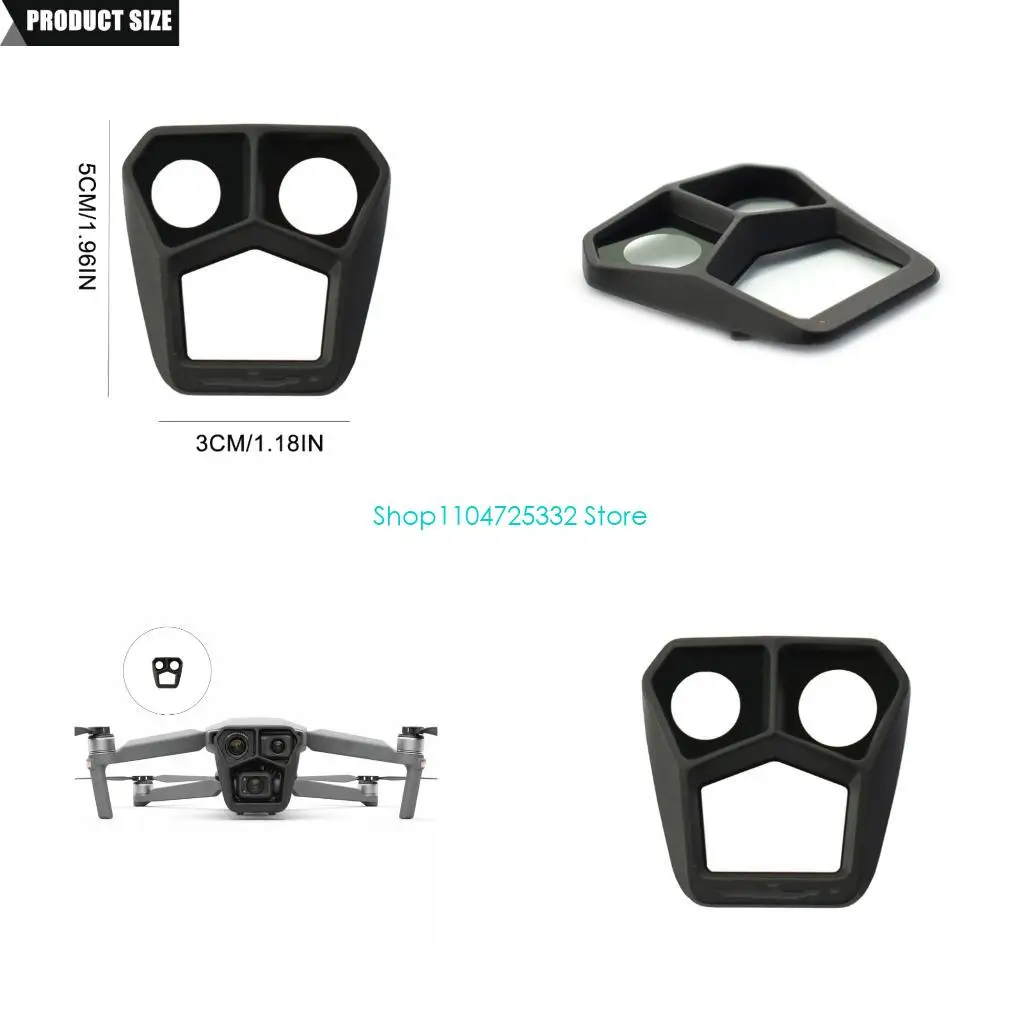 إطار الكاميرا الأصلي P5EA لـ 3 Gimbals غطاء الكاميرا الأمامية للمؤسسة، الإطار الأوسط للكاميرا UVs Glass #1