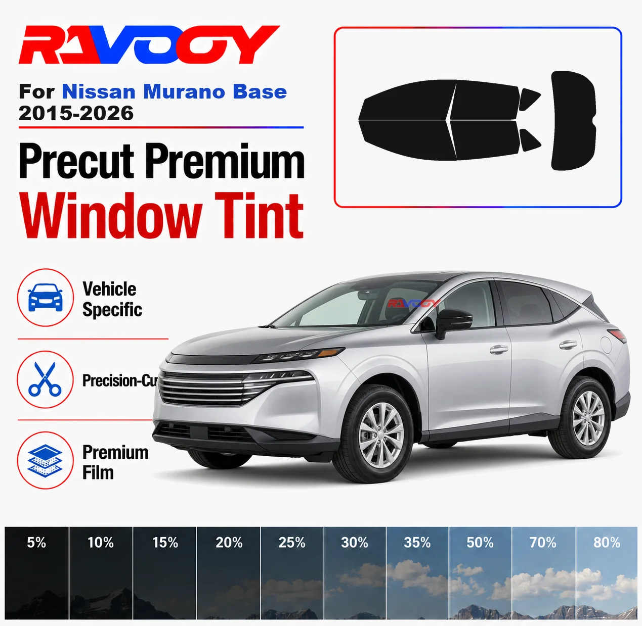 premium-precut-window-tint-kit-front-rear-windows-rear-windshield-for-nissan-murano-base-2015-2026-car-solar-nano-ceramic-film