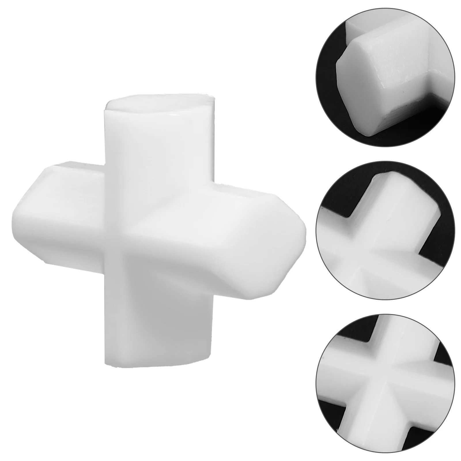 Blenders Cross-shaped Polytetrafluoroethylene Stirrer Magnet Bar Magnetic Stirring Ptfe Mixer Magnets White Laboratory Tools