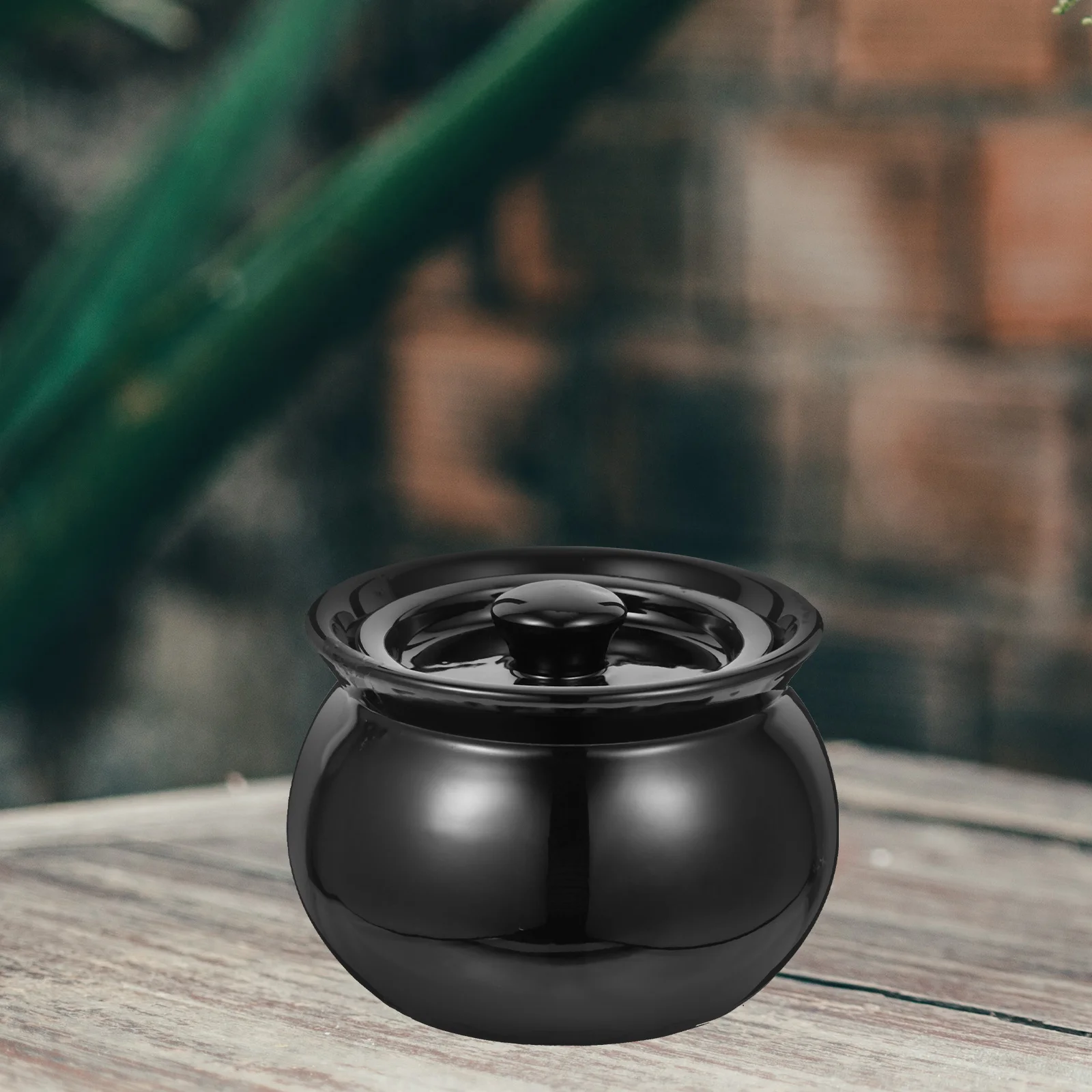 

Ceramic Stewing Pot 1.5L Heat-Resistant Soup Bowl For Home Kitchen Restaurant Microwave Safe Dishwasher Safe Steaming Bowl