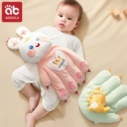 AIBEDILA Baby Sleep Pillow Kids Soft Soothing Todder Infant Baby Safety Pillow Anti Startle Hand Pacify Toy Baby Supply