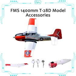 Fms 1400mm T-28d Red Fuselage Main Wing And Other Fixed Wing Model Aircraft Accessories