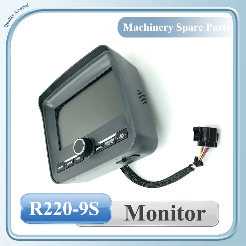 R220-9S  Monitor Display Panel Assy 21Q6-33400 21Q6-33401 21Q6-30400 for Hyundai Excavator