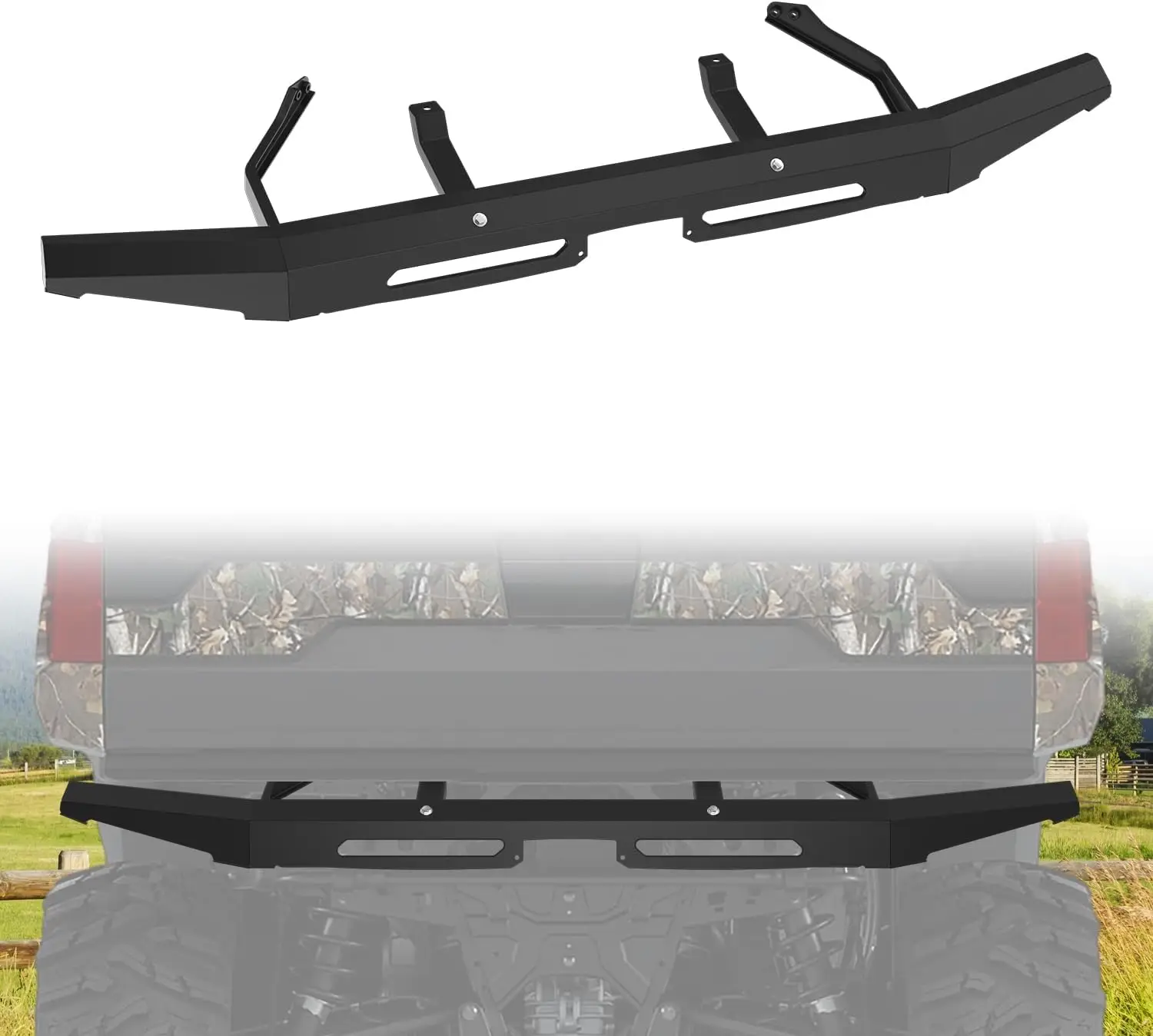 Rear Bumper for Polaris Ranger XP 1000 / Crew 2018-2026 Accessories