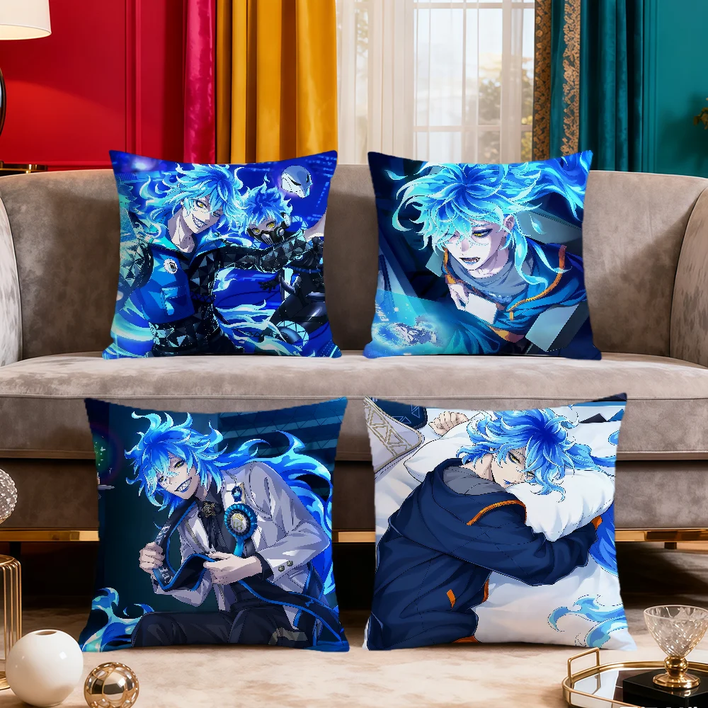 game Idia Shroud Twisted-Wonderland soft pillowcase for Sofa Living Room Home Decor Protective Covers party hogar cushion cover