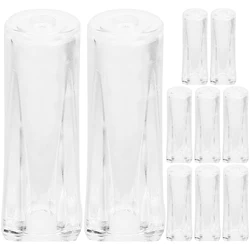 10Pcs Clear Tilt Rod Vertical Blind Accessories Wand End Handles Blind Parts Household Window Opener Pole Curtain End Handle