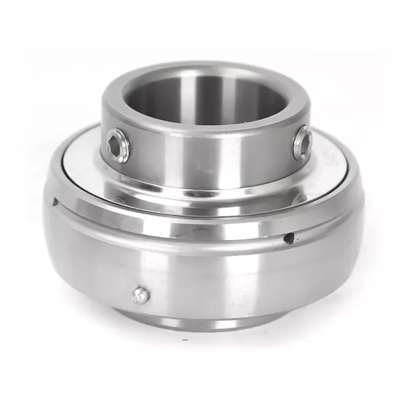 Stainless Steel Bearing Insert Bearings with Grub Screw Imperial ID 3/4