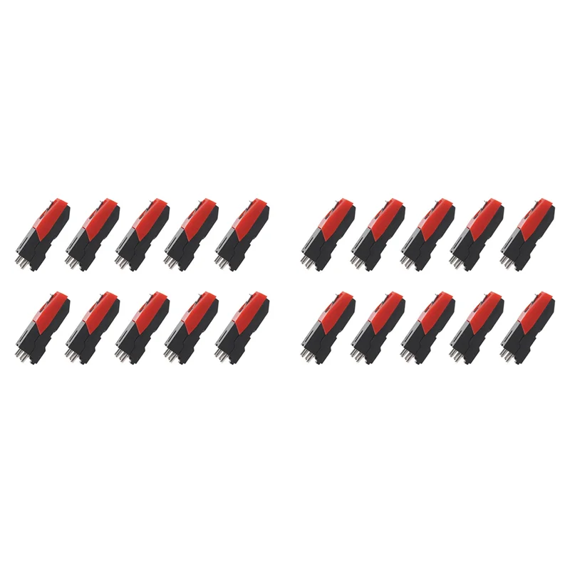 AS95-20PCS جراموفون سجل خرطوشة المغناطيسي القلم مع LP الفينيل إبرة الملحقات ل الفونوغراف القرص الدوار