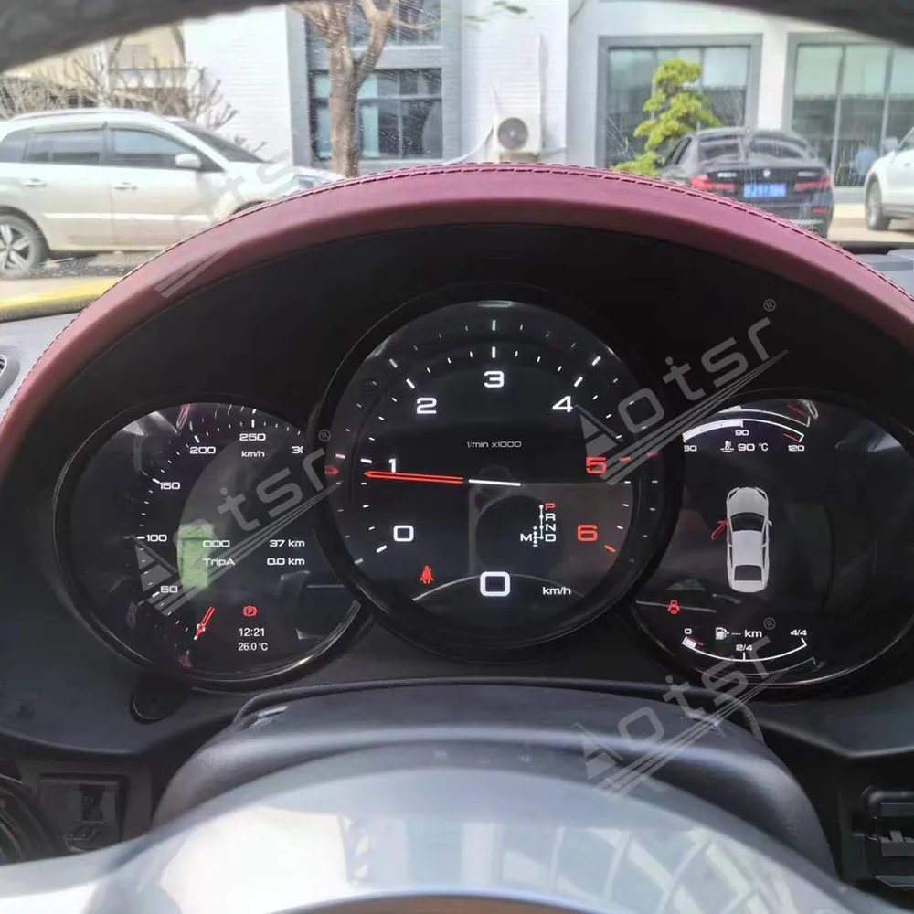 For Porsche 718 LCD instrument panel 2011-2023 Digital Cluster Virtual Cockpit Car Multimedia Player Speed Screen Meter Dashboar