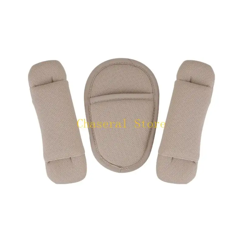 E7CE Stitched Pushchair Harness Pads with Wrap-Style Shoulder Sections