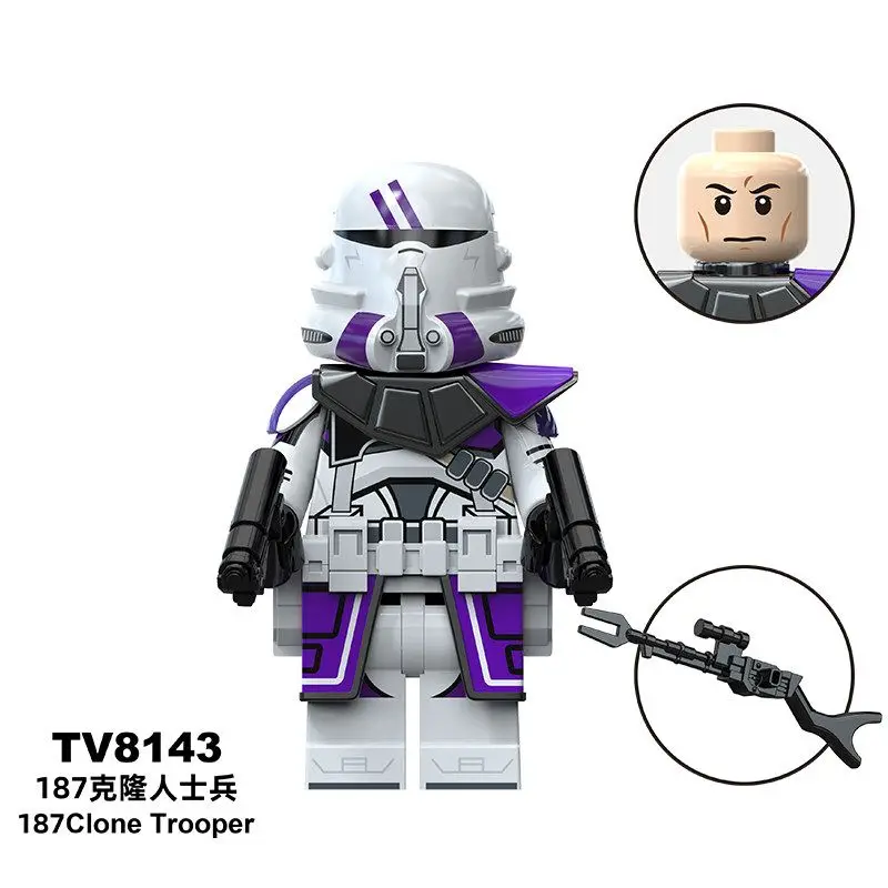 HOT T0YS Anime Figure Building Blocks Clone Trooper Shock Trooper Figure building blocks Palpatine Anakin Skywalker Toys view 5