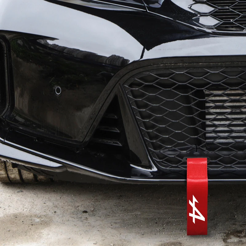 Sports Car Racing Decorative Drag Strap Style for Initiale Paris Alpine A Badge Clio Espace Kadjar Vel Scenic Arkana Twingo RS